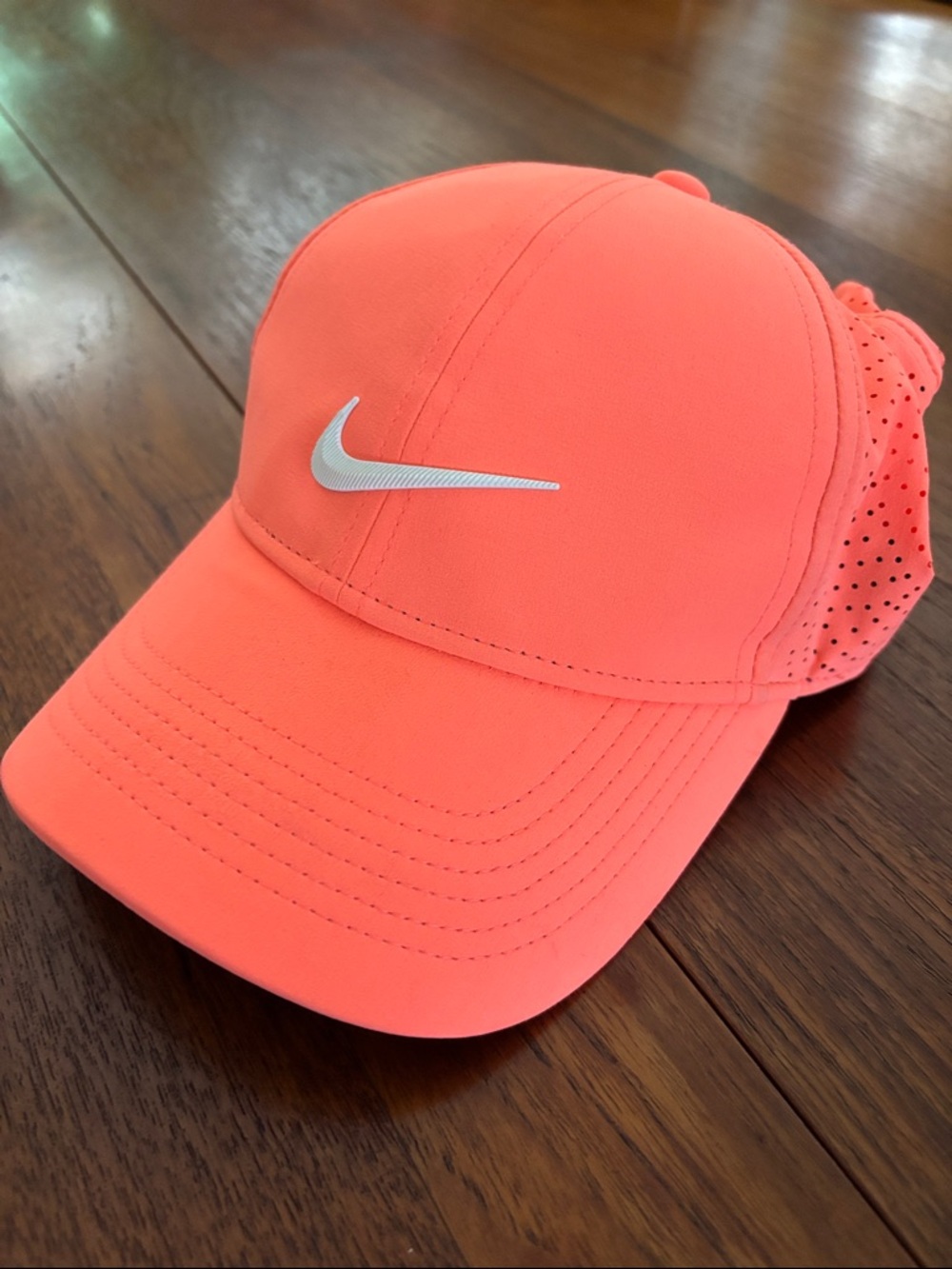 Nike Golf women’s hat Coral-Orange Dri-FIT Vented Baseball Cap